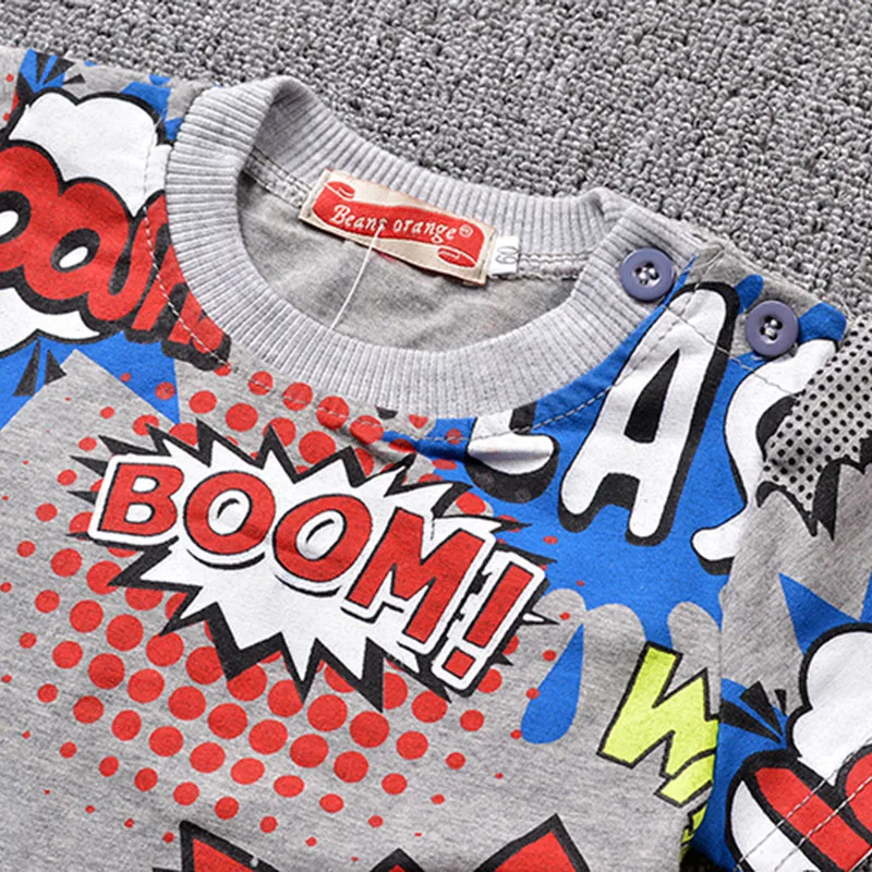 Comic Print Long Sleeves Sweater Pullover Harem Trousers Jumpsuit - Image 8