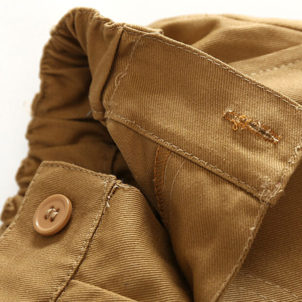 Trendy Bow Tie Button Bodysuit Shirt Vest Trousers - Image 11