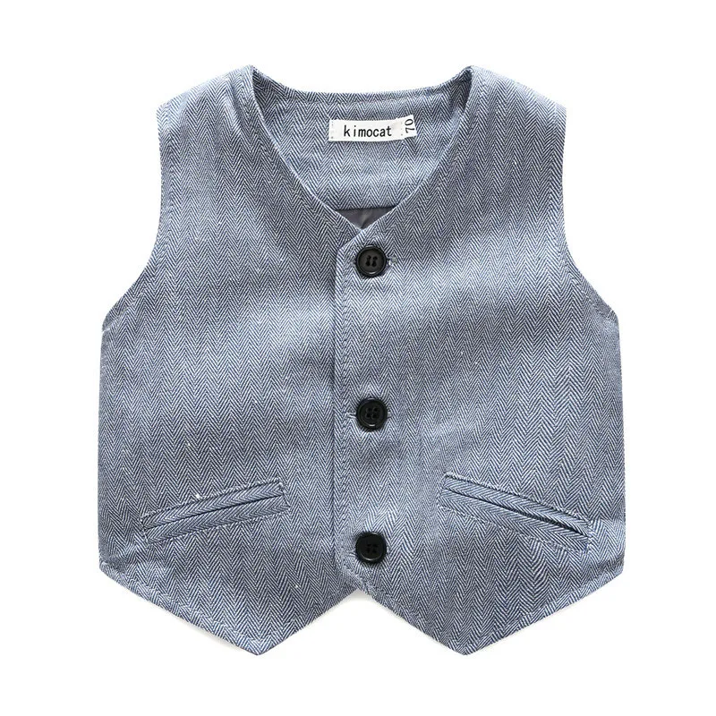 Trendy Bow Tie Button Bodysuit Shirt Vest Trousers - Image 6