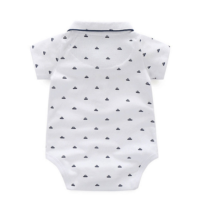 Bodysuit-style blouse with polka dot print and bow