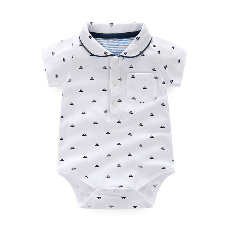 Bodysuit-style blouse with polka dot print and bow