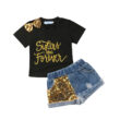 Baby Sisters Forever Outfit in Glittered & Sequins