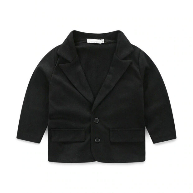 Baby Boy Gentlemen Wedding Bow Tie Tuxedo Coat, Dress Shirt, Pants 4 pcs Outfit - Image 3