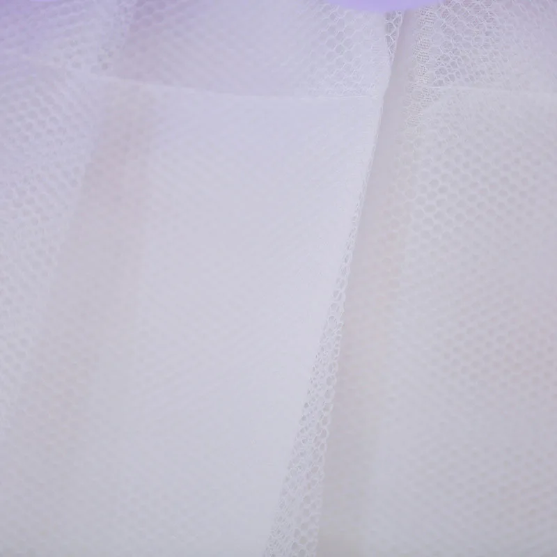 Purple Flower Tulle Laced Ribbon Dress Sleeveless For Wedding & Birthday - Image 8