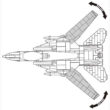 Sluban F-14 US Tomcat Fighter Jet Building Blocks Toy