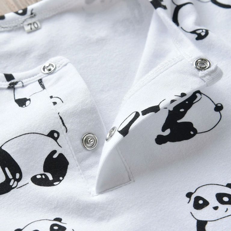 Panda Print Sleepwear Jumpsuit for Infant MyLoveHoney Baby Clothing
