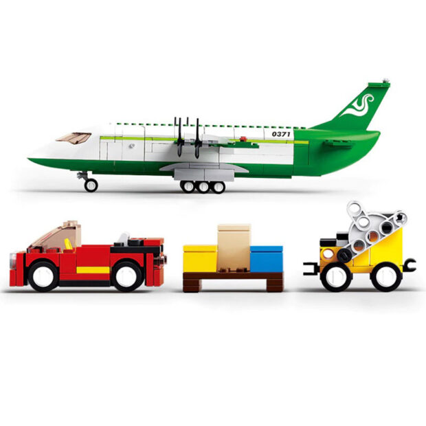 Sluban Courier Cargo Plane City Building Blocks Toy