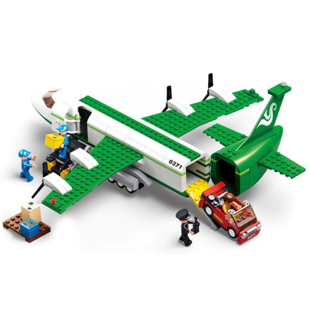 Sluban Courier Cargo Plane City Building Blocks Toy - Image 3