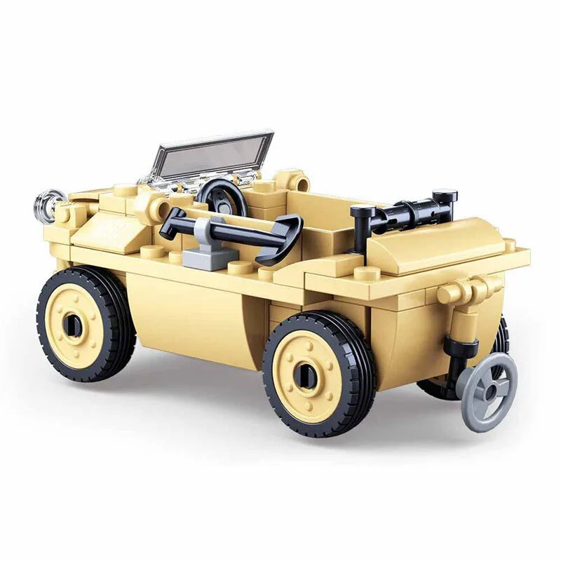 Sluban German Amphibious Vehicle Schwimmwagen Building Blocks Toy - Image 2