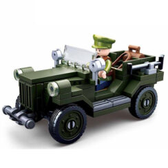 Sluban World War II GAZ67 Soviet Military Jeep Building Blocks Toy