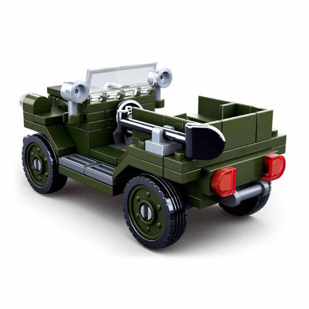 Sluban World War II GAZ67 Soviet Military Jeep Building Blocks Toy