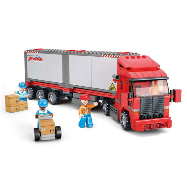 Sluban Freight Lorry Truck Building Blocks Toy