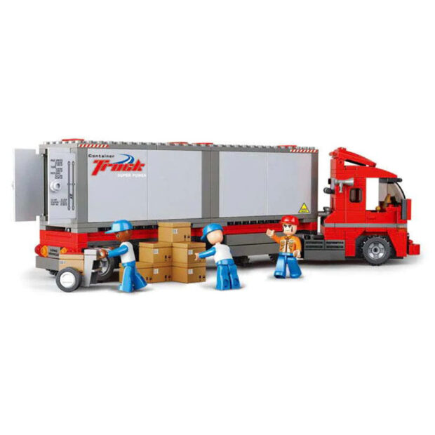 Sluban Freight Lorry Truck Building Blocks Toy - Image 2
