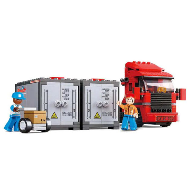 Sluban Freight Lorry Truck Building Blocks Toy - Image 3