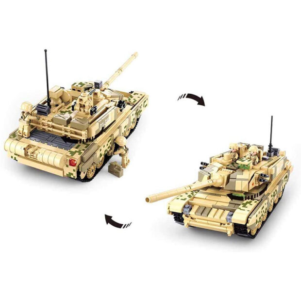 Sluban World War II T99A Chinese Main Battle Tank Building Blocks Toy - Image 2