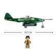 Sluban German Bomber Aircraft ME262 World War II Military Building Blocks Toy - Image 4