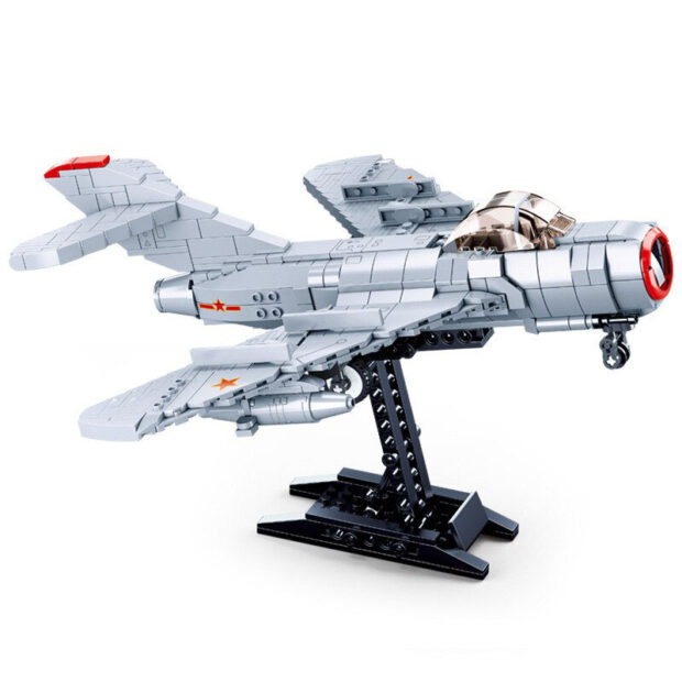 Sluban MIG-15 Fighter Jet Soviet Union Military Building Blocks Toy - Image 2