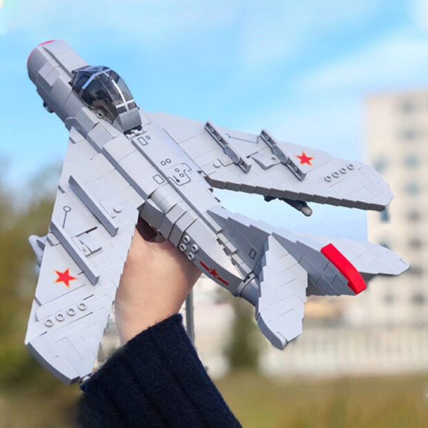 Sluban MIG-15 Fighter Jet Soviet Union Military Building Blocks Toy - Image 4