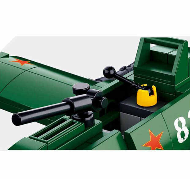 Sluban Soviet Assault Bomber Ilyushin Aircraft World War II Military Building Blocks Toy - Image 3
