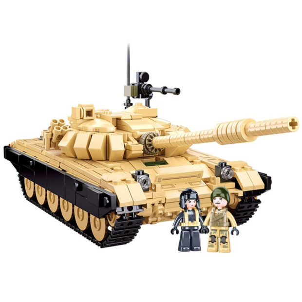 Sluban Army T72B3 Soviet Battle Tank Building Blocks Toy