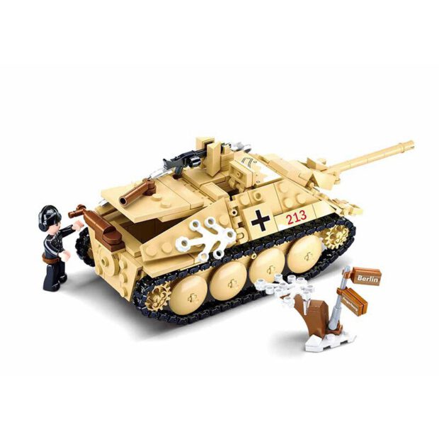 Sluban Tank Destroyer World War II Battle of Budapest Military Building Blocks Toy - Image 2