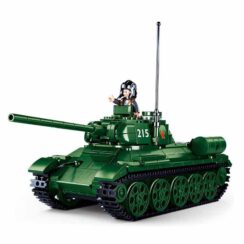 Sluban Vietnamese Battle Tank 215 T-34 Soviet Union Vietnam War Military Building Blocks Toy
