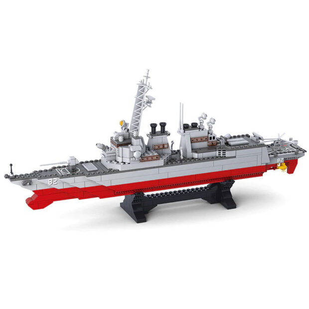 Sluban Navy Destroyer Warship 1:350 Building Blocks Toy