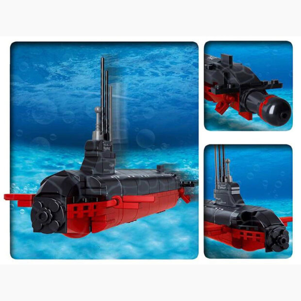 Sluban Navy Nuclear Submarine Building Blocks Toy - Image 3