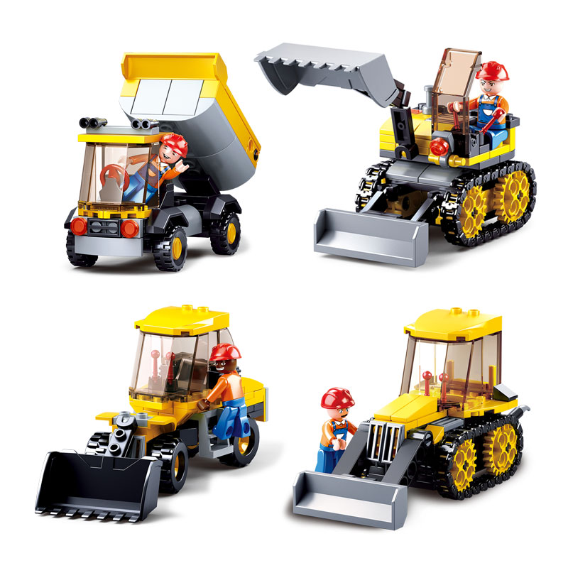 Sluban Big Mine Wagon - Construction Vehicle - 416 Pieces - M38