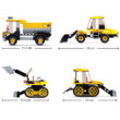 Sluban Construction Vehicles Bulldozer Excavator Dump Truck Building Blocks Toy