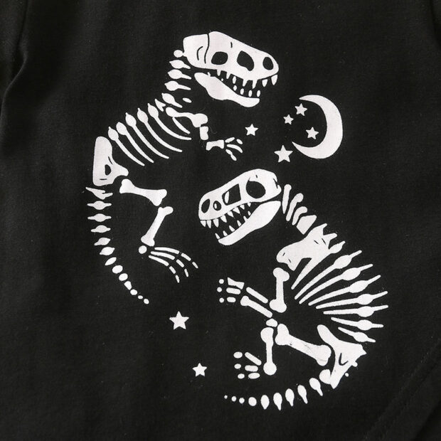 Dinosaur Fossil Print T-Shirt & Matching Pants Long Sleeve - Image 2