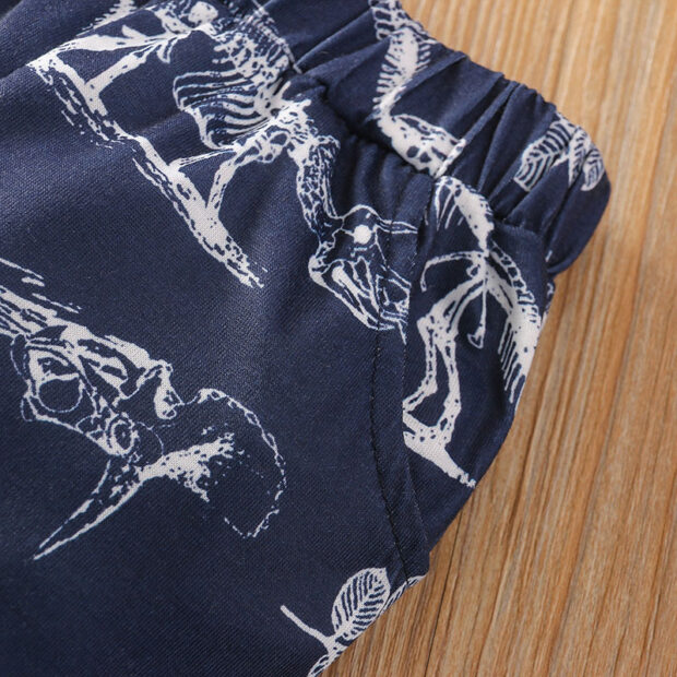 Dinosaur Fossil Print T-Shirt & Matching Pants Long Sleeve - Image 4