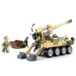Sluban 8x8 Mobile Canon Vehicle Military Building Blocks Toy - Image 2