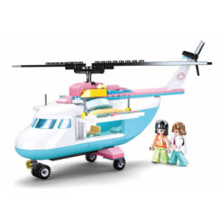 Sluban Air Ambulance Helicopter City Building Blocks Toy