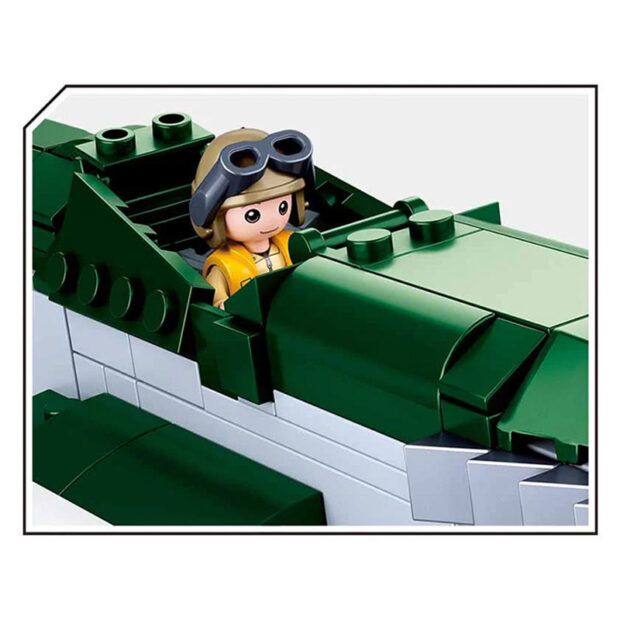 Sluban Allied Fighter Jet Plane World War II Military Building Blocks Toy - Image 3