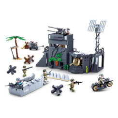 Sluban Army Bunker in the Dunes World War II Military Building Blocks Toy M38-B0861