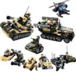 Sluban Army Vehicles Set 8in1 Military Building Blocks Toy