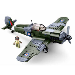 Sluban British Fighter Jet Military World War II Building Blocks Toy