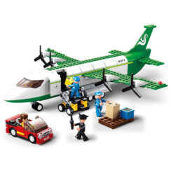 Sluban Cargo Airplane Airport City Building Blocks Toy M38-B0371