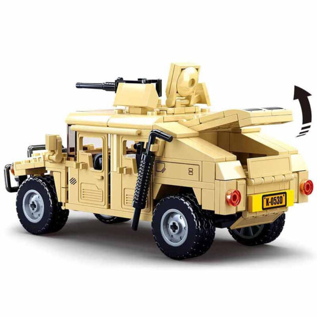 Sluban Combat Off-Roader Vehicle Military Army Building Blocks Toy - Image 3
