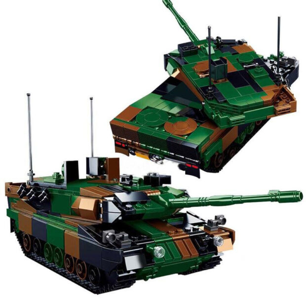 Sluban Europe Main Battle Tank 2in1 World War II Army Building Blocks Toy - Image 2