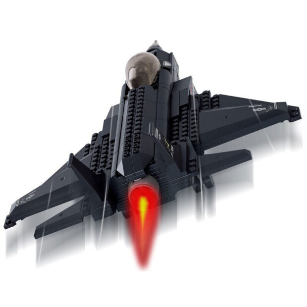 Sluban F35 Lightning Fighter Jet Air Force Building Blocks Toy - Image 3