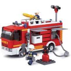 Sluban Fire Engine Firefighter City Building Blocks Toy