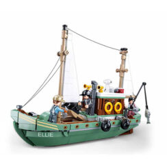 Sluban Fishermen Fishing Boat City Building Blocks Toy M38-B1119