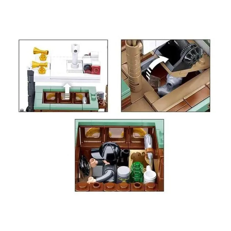 Sluban Fishermen Fishing Boat City Building Blocks Toy - Image 3