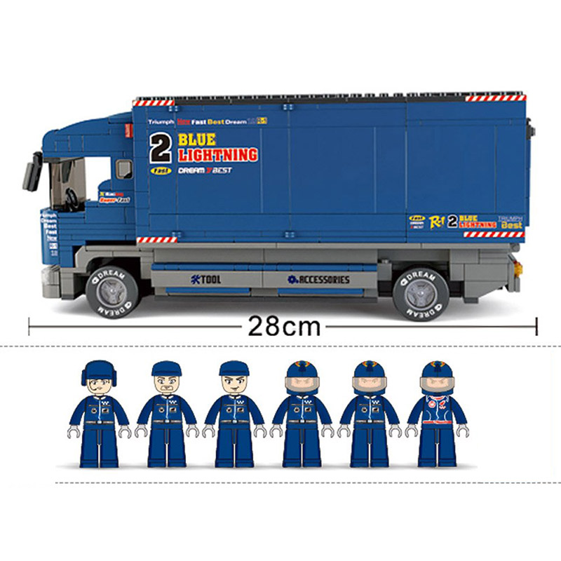 Sluban Garbage Truck Collector Brick Toy - MyLoveHoney Toys