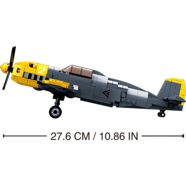 Sluban German Fighter Jet World War II Military Building Blocks Toy M38-B0692