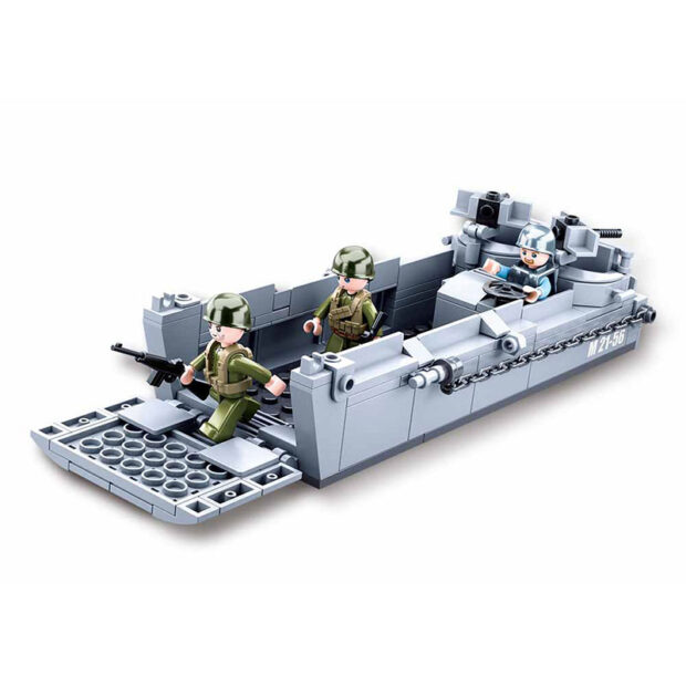 Sluban Landing Craft Vessel World War II Military Building Blocks Toy M38-B0855