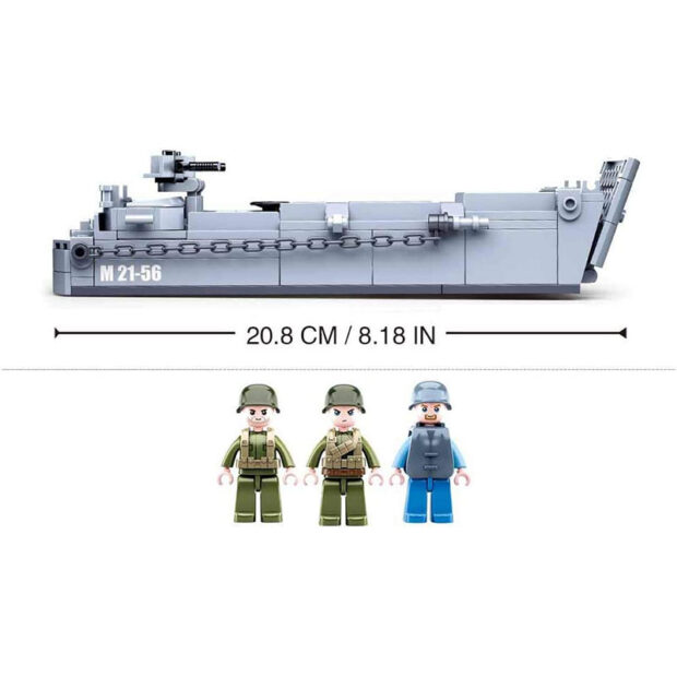Sluban Landing Craft Vessel World War II Military Building Blocks Toy - Image 4