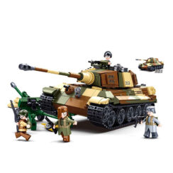 Sluban Large German Tank 2in1 from Battle of Budapest World War II Building Blocks Toy M38-B0980